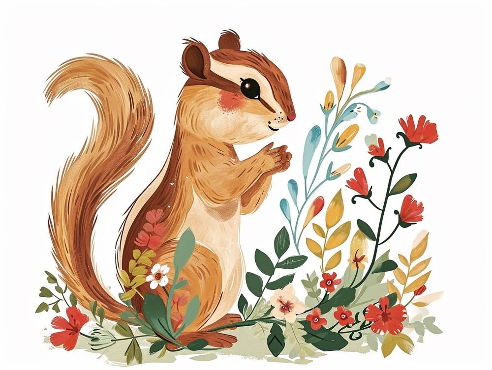 Little Floral Chipmunk 1