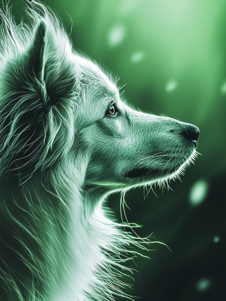 Weißer Hund