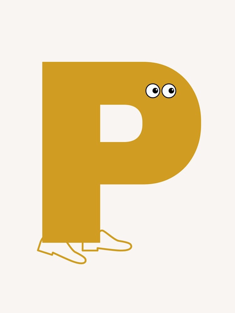 Alphabet Poster P