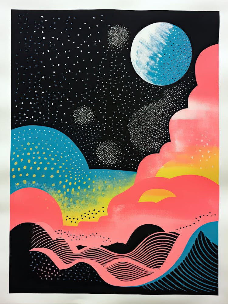 Neural Labyrinth Abstract Organic Style