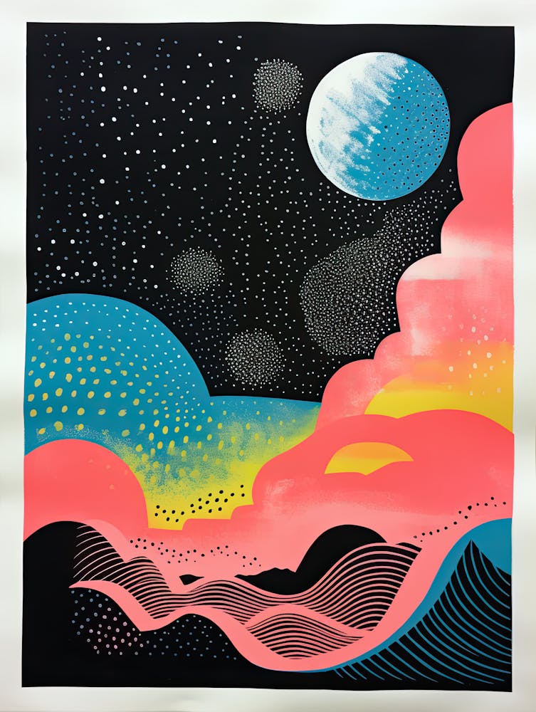 Neural Labyrinth Abstract Organic Style