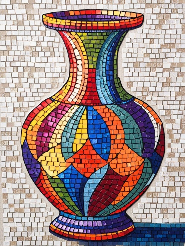 Mosaic Vase 3