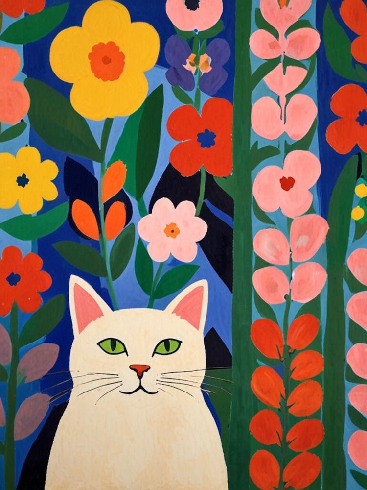 Cat In The Garden 10