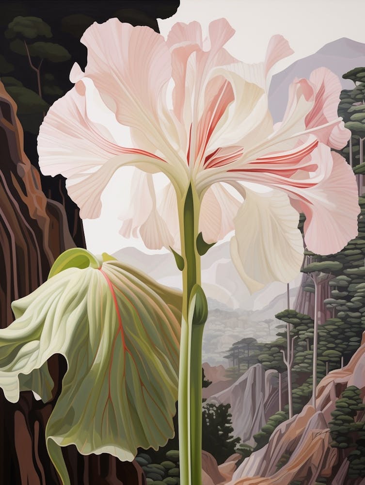 Flower Illustration Amaryllis 1