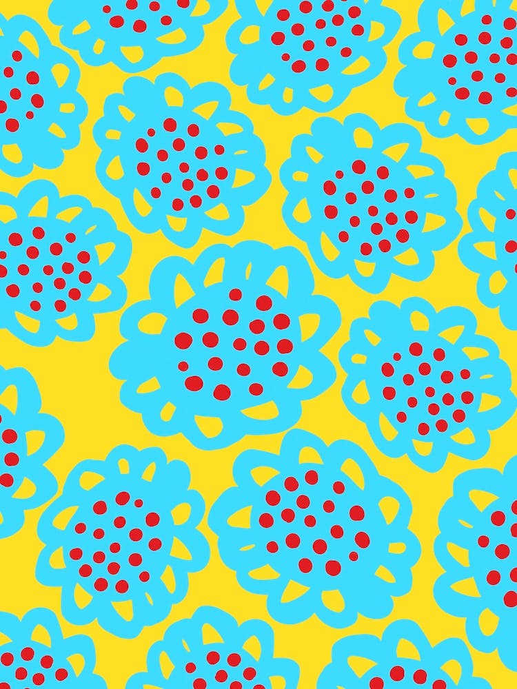 Bubbly Abstract Flower