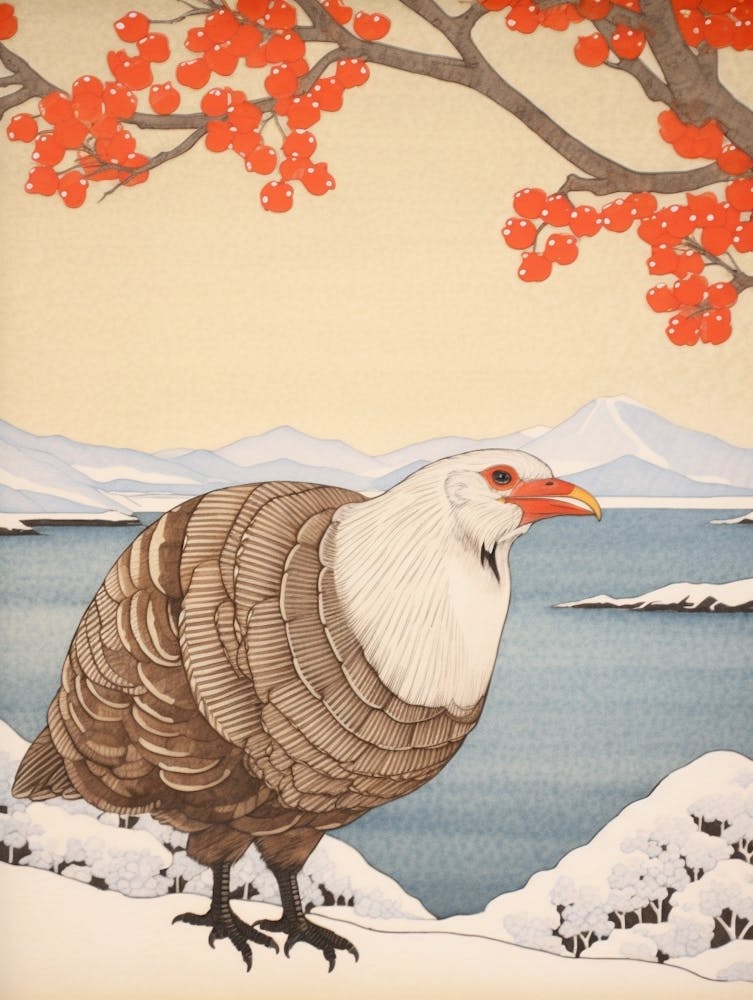 Illustration d'Oiseau - Dindon 3