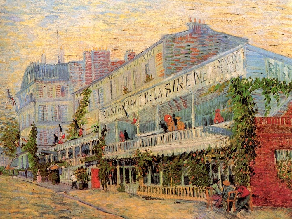 Restaurant 'De La Sirène' At Asnières, Van Gogh