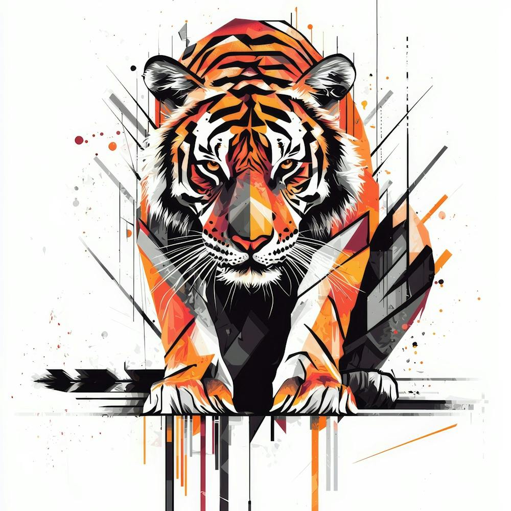 Abstract Tiger