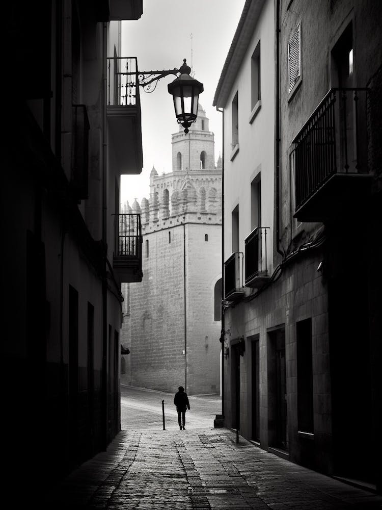 Toledo, Spain, Black And White Analogue Photography 4