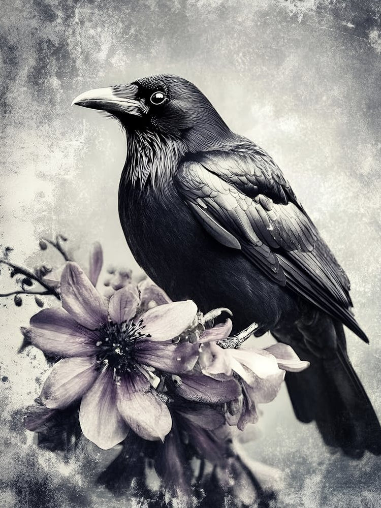 Crow In Bloom 1