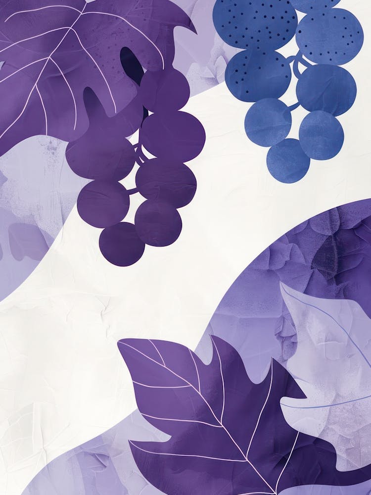 Grapes Close Up Illustration 3