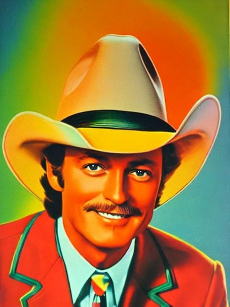 Alan Jackson Colourful Pop Art