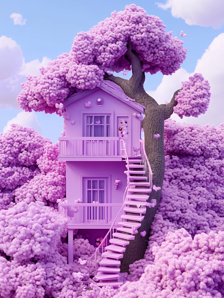 Pink Tree House