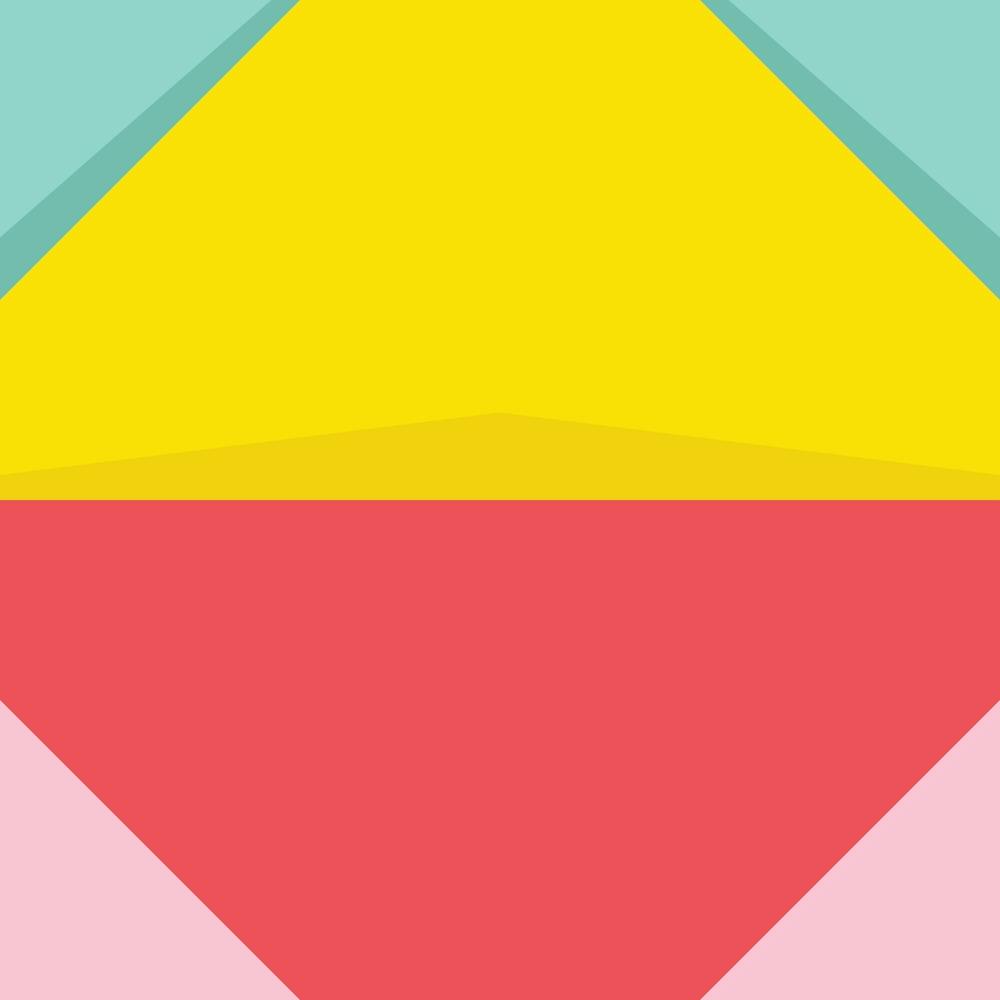 Abstract Pastel Perspective Ii Square