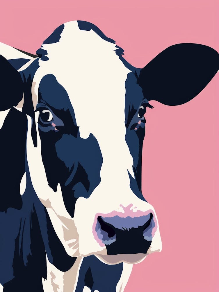 Cow Canvas Art