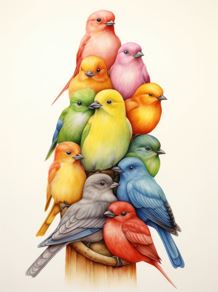 Colorful Birds 2