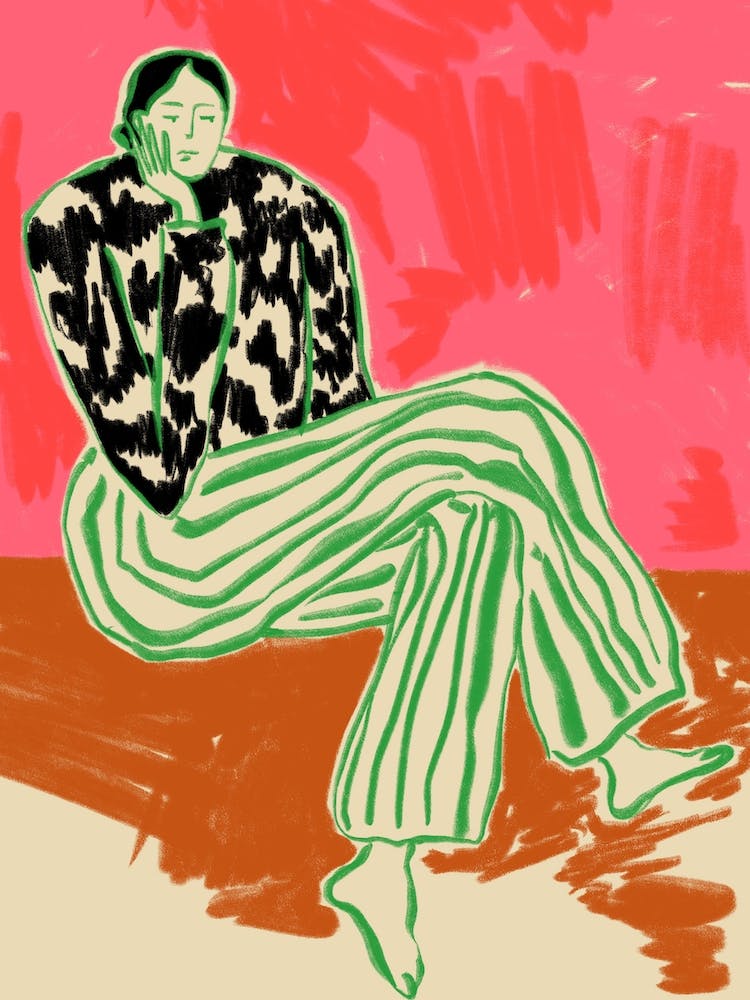 Calm Woman Portrait