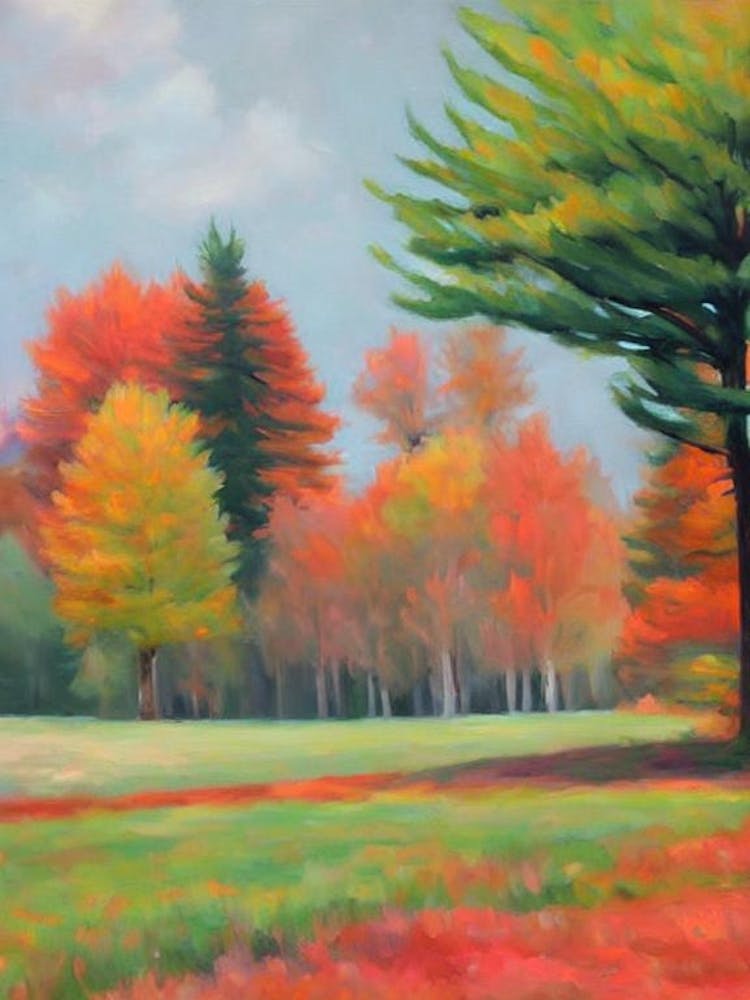 Arborvitae Tree Watercolour 2