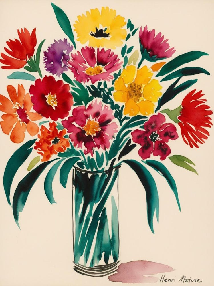 Fleurs Dans Un Vase 43