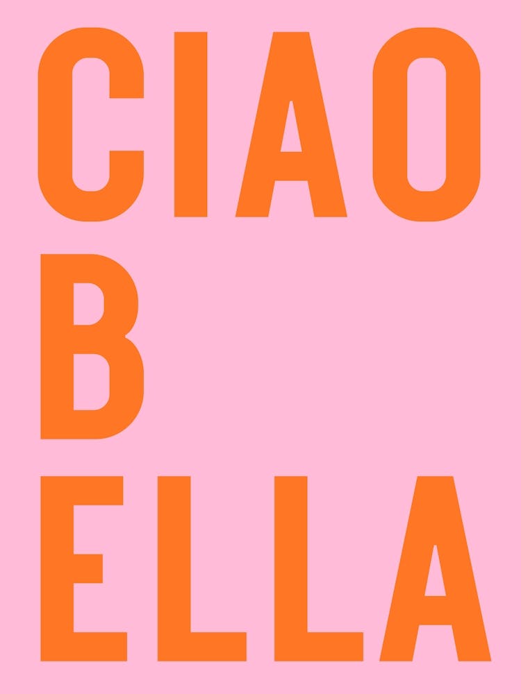 Ciao Bella - rose/orange