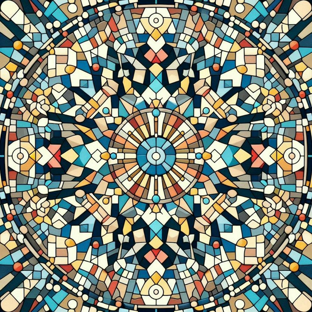 Abstract Mosaic Pattern