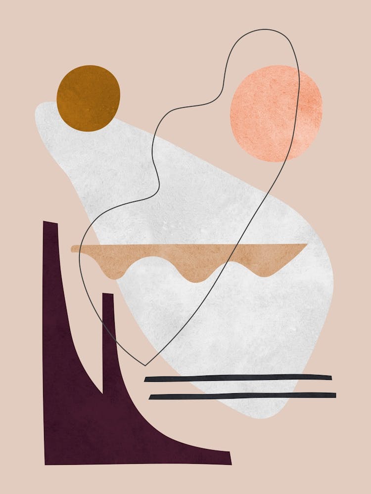 Organic shapes and lines 1