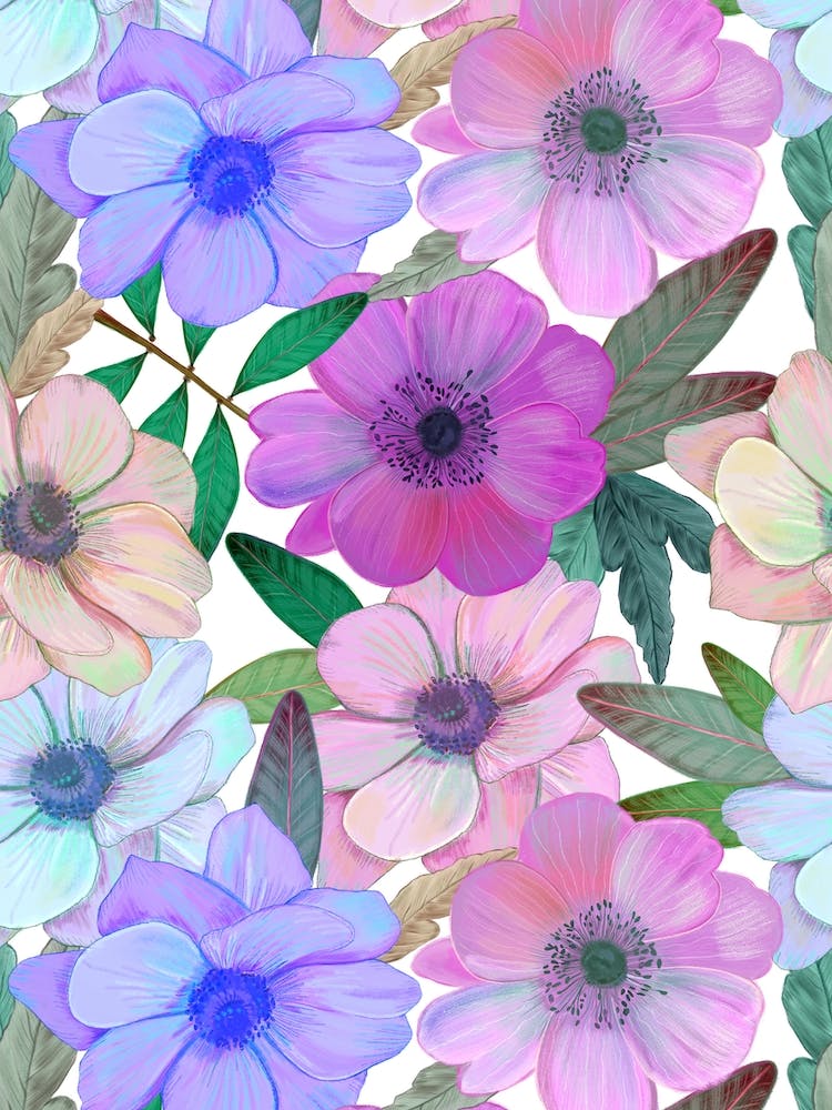 Anemone Floral White