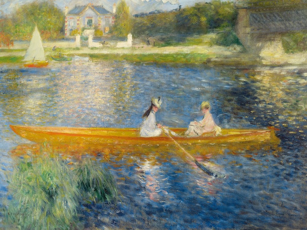The Skiff, Pierre-Auguste Renoir