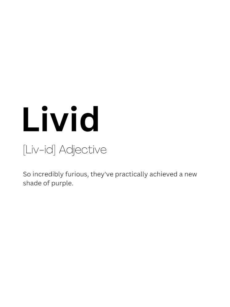 Livid Definition Bedeutung