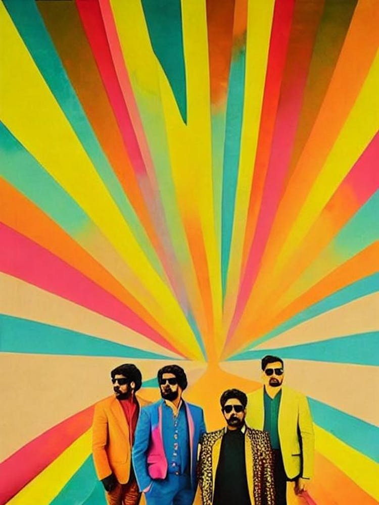 Shankar Mahadevan Pop Art Coloré