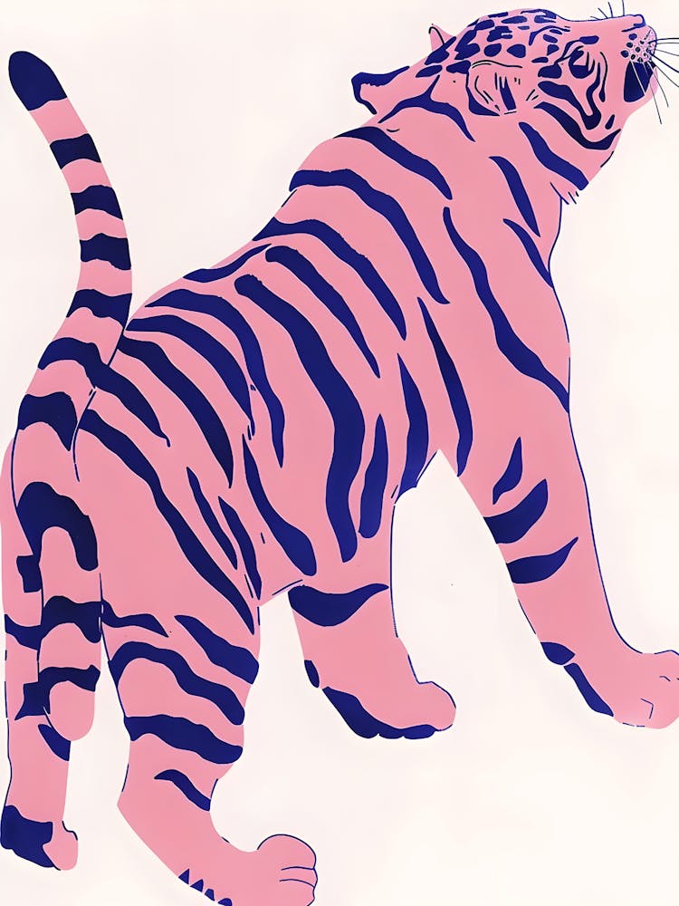 Tigre rose 2