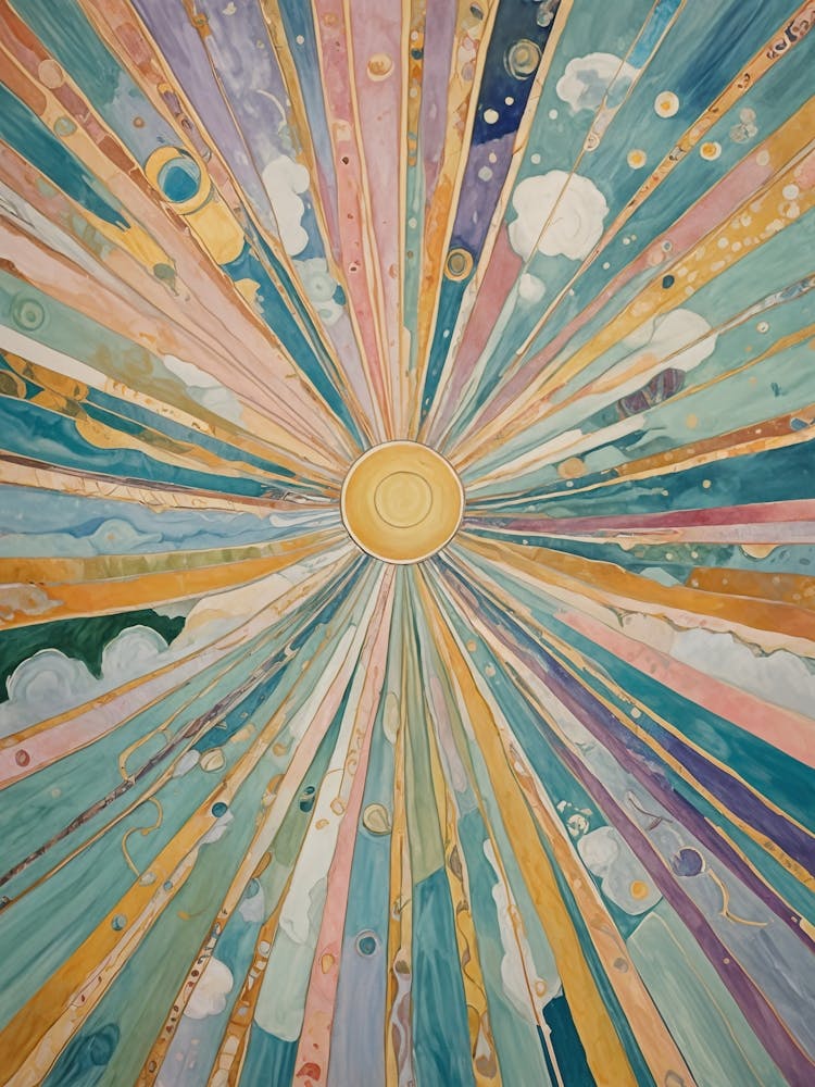 Rainbow Sunburst no2 1