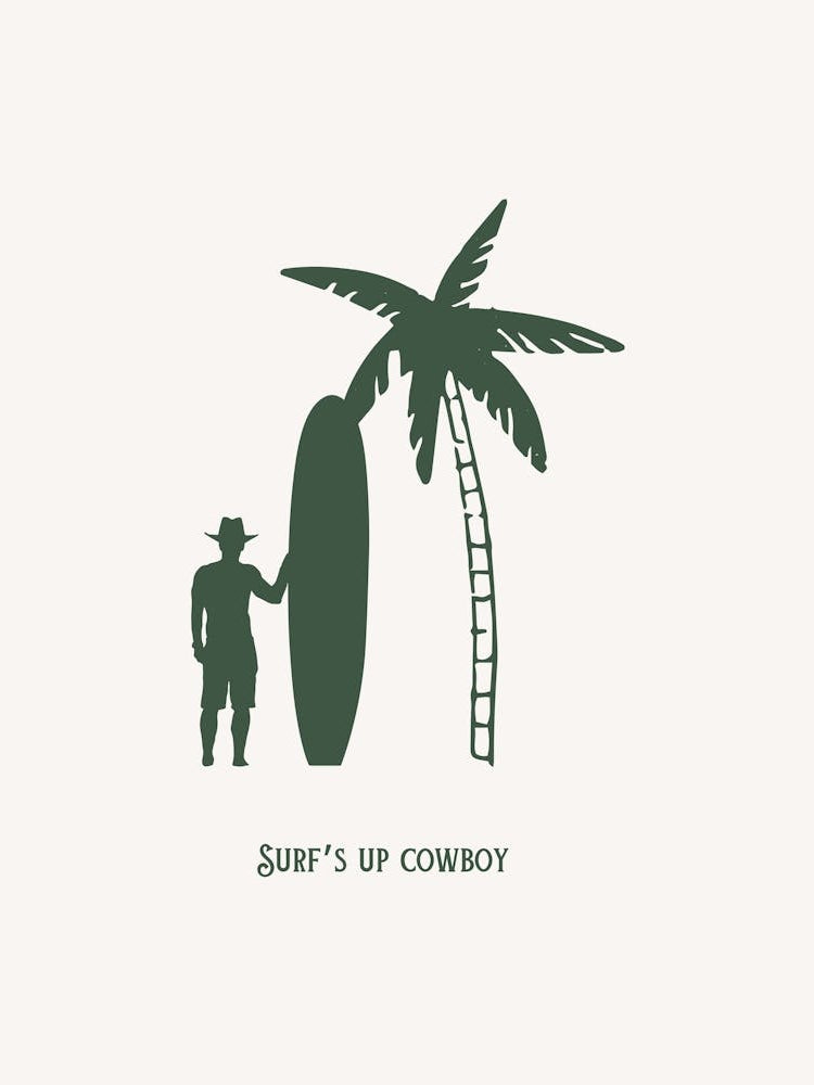 Surf S Up Cowboy Green