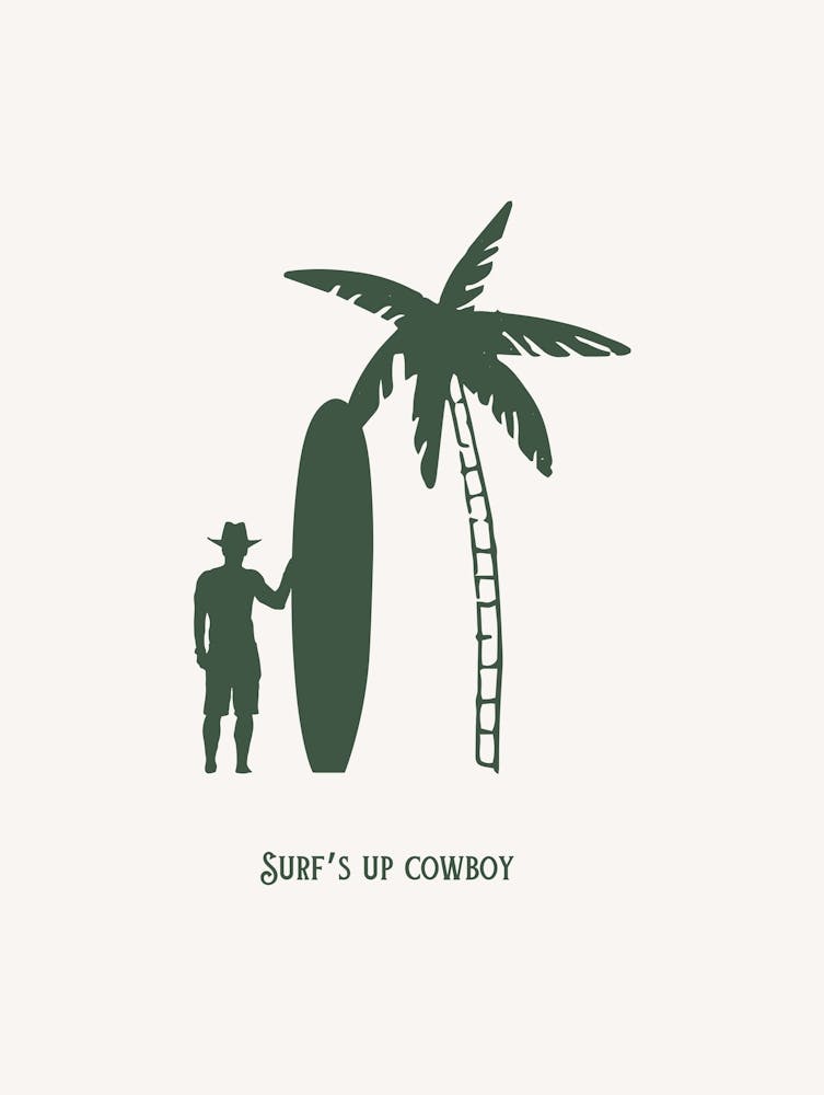 Surf S Up Cowboy Green