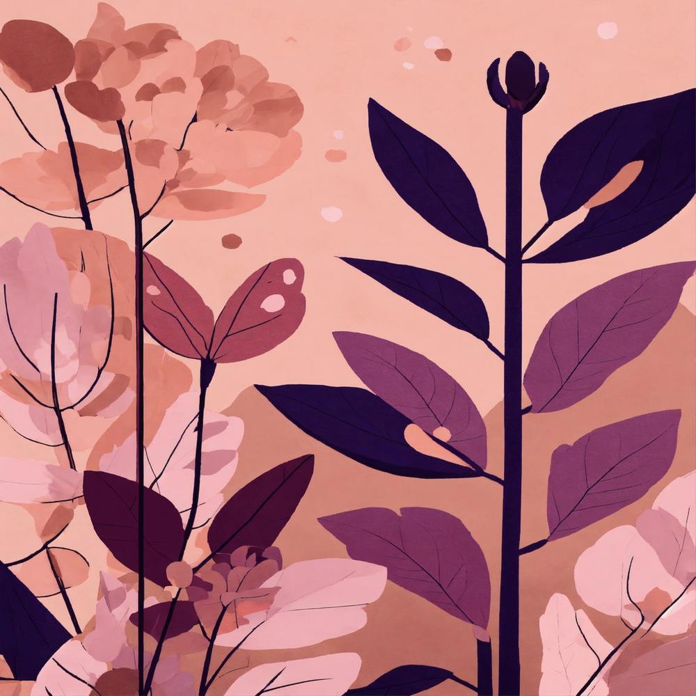 Abstract Floral Painting