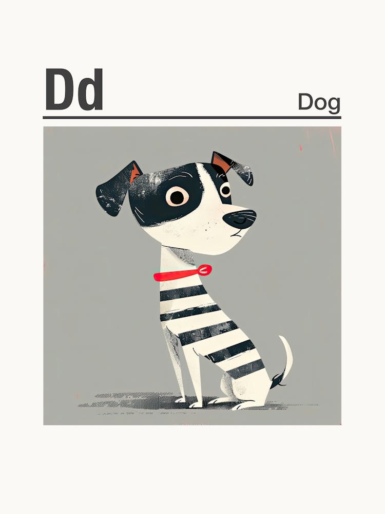 Animals Alphabet Dog 3