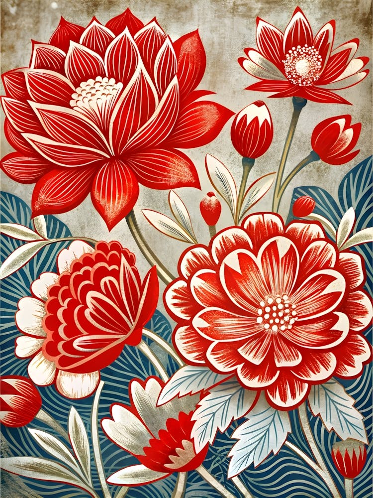 Chinese Flower Painting 4