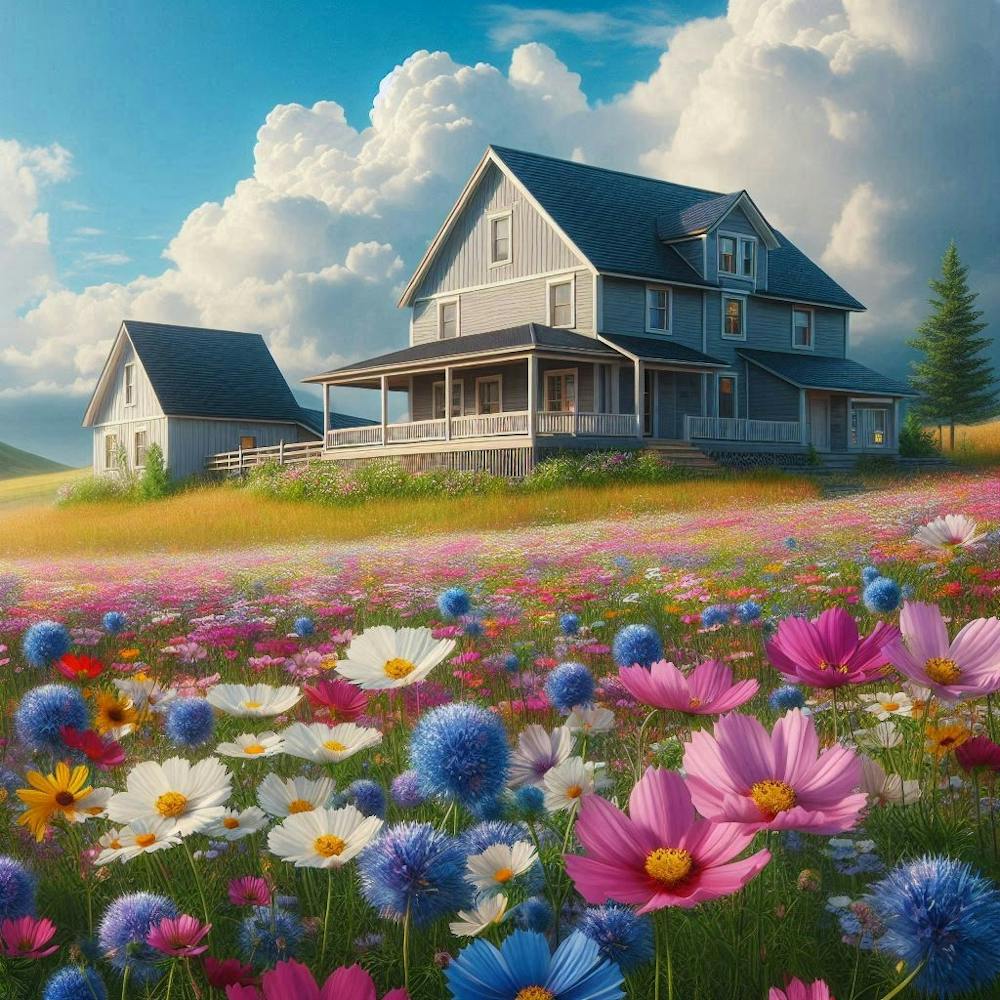 wildflowers farmhouse meadow 2
