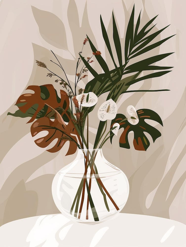 Floral Arrangement In A Vase 5