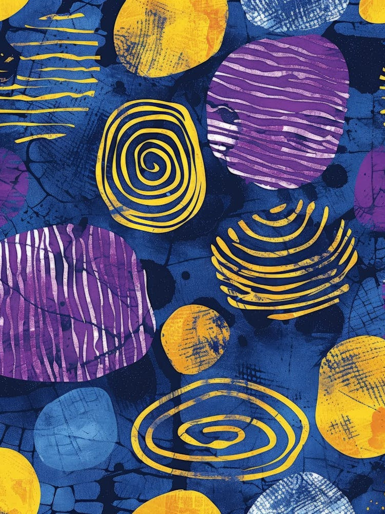 Blue And Yellow Circles