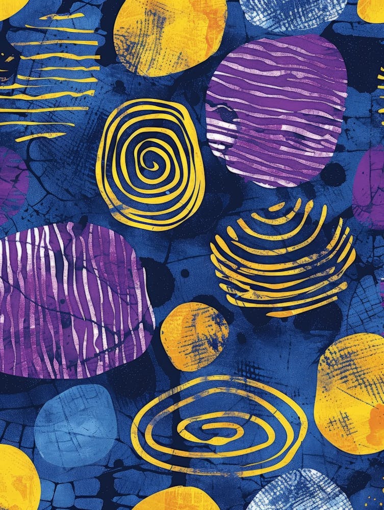 Blue And Yellow Circles