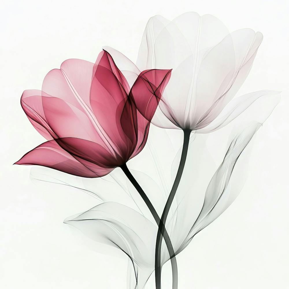 Pastel Rayons X ICM Fleurs 17