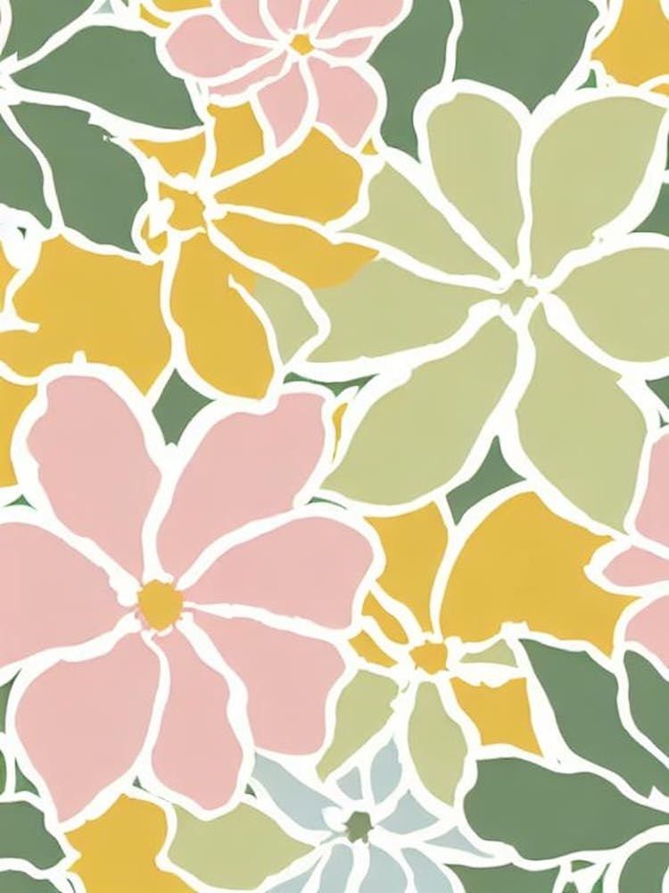 Gloire du matin florale pastel 1 Fleur