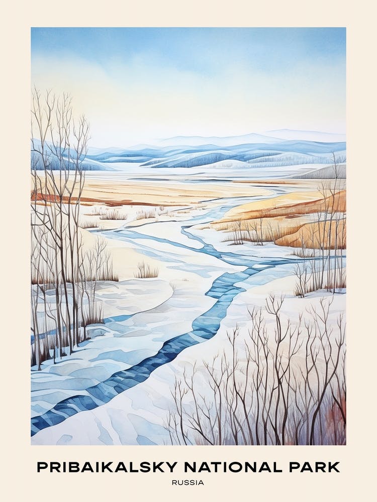 Pribaikalsky National Park Russia 1 Poster