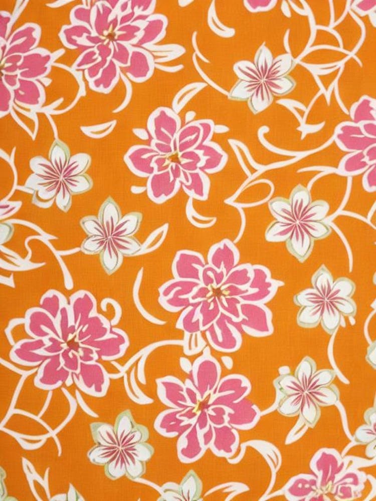 Jasmine Floral Print Retro Pattern 1 Flower