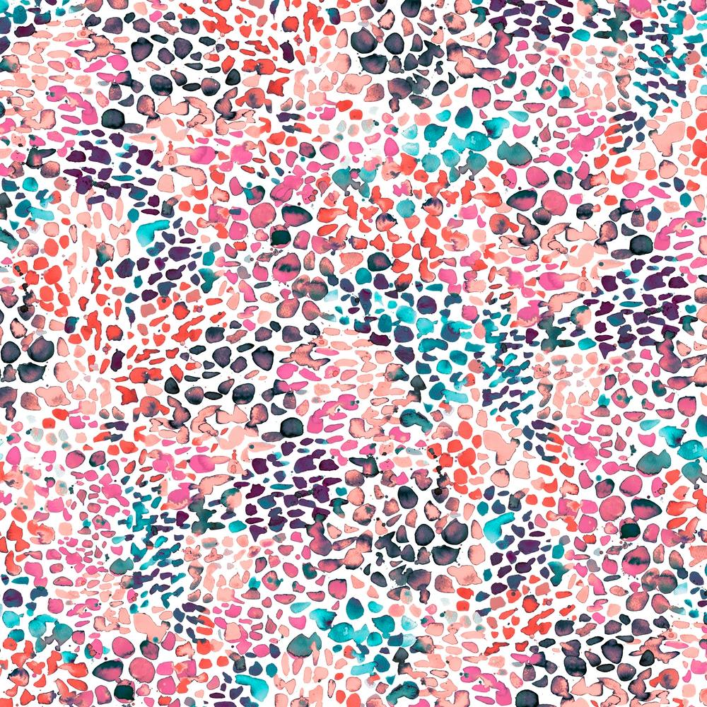 Speckled Watercolor Pink Square