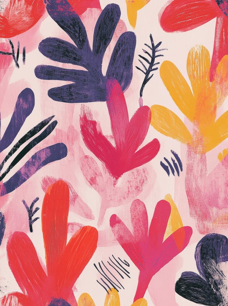 Abstract Floral Painting 34