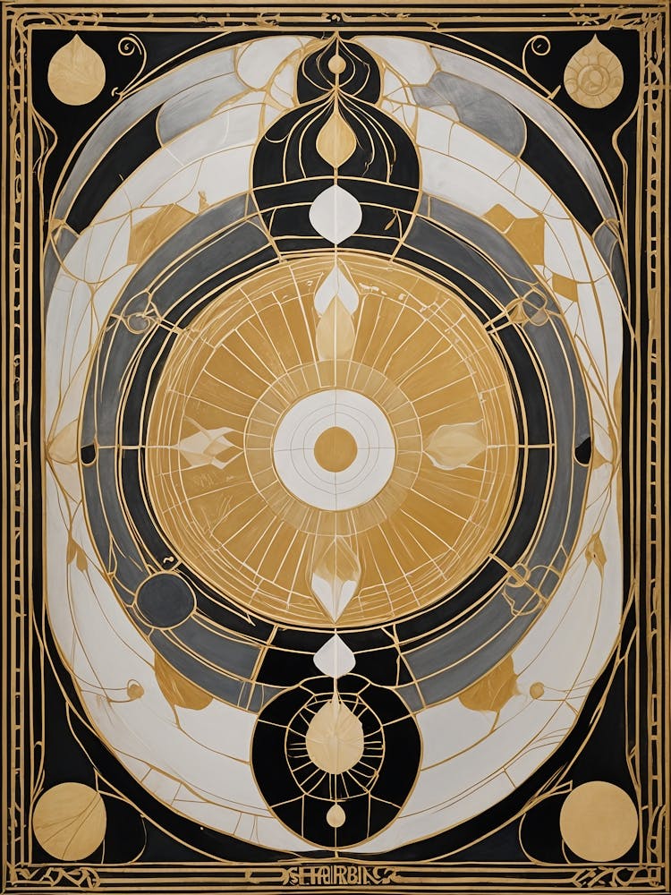 Black And Gold Wheel Of Fortune no2