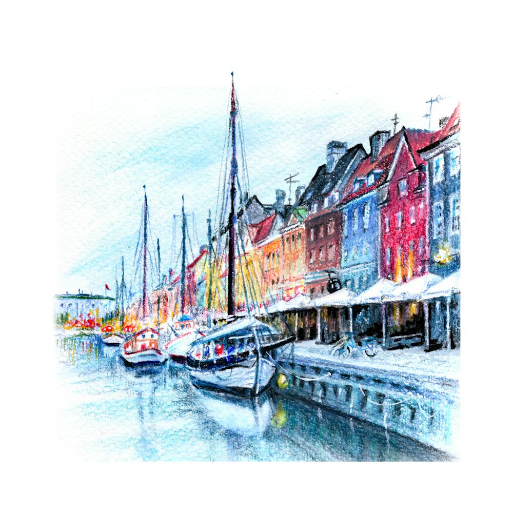 Copenhagen Harbor.Wall prints.