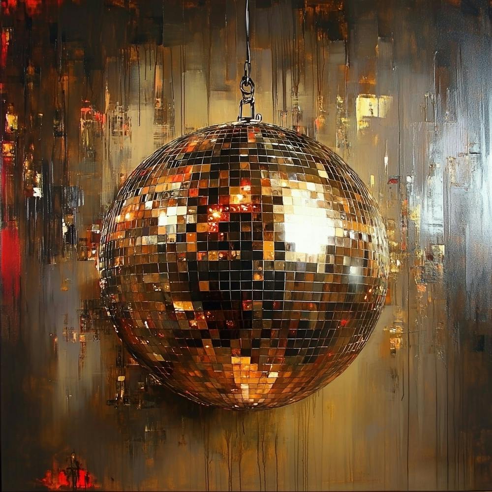 Disco Ball Canvas Print Art 7